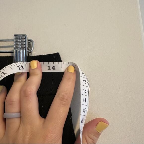 Zadig & Voltaire Black Pinstripe Mini Skirt 38 Small - Picture 6 of 7